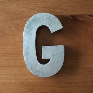 Metal Letter G